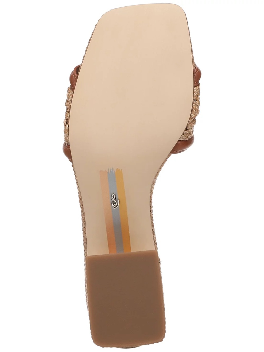 Sam Edelman Women’s Waylon Woven Block-Heel Slide Sandals - Picture 5 of 14